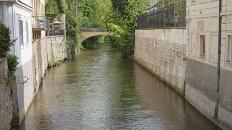 certovka devil's canal in prague, czech republic