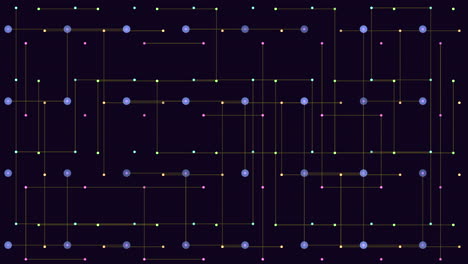 Futuristic-cubes-and-dots-pattern-with-neon-lines