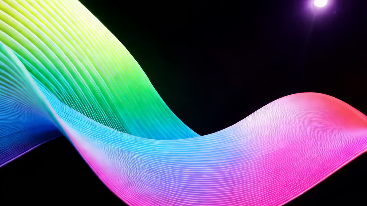 추상적인 다채로운 파동