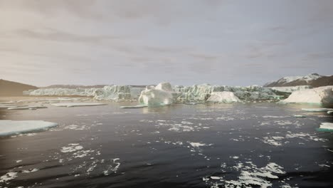 icebergs in arctic/antarctic waters