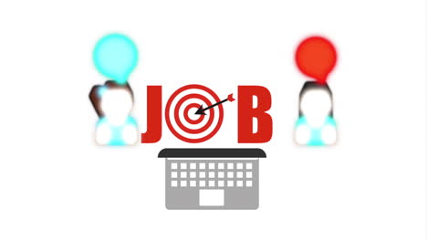 job search concept illustration