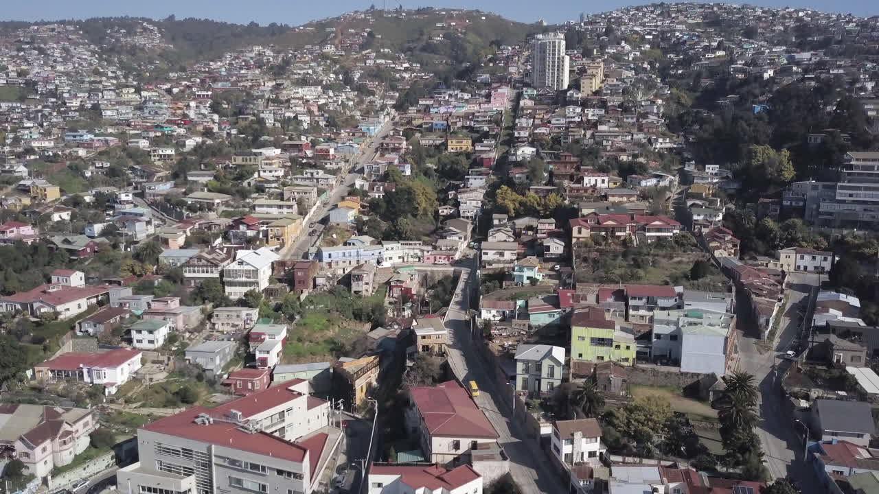 Aerial View of Valparaiso, Chile