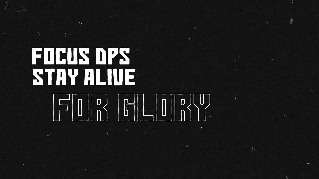 Gaming Title Card with Glitch Effects and Vintage Film Texture