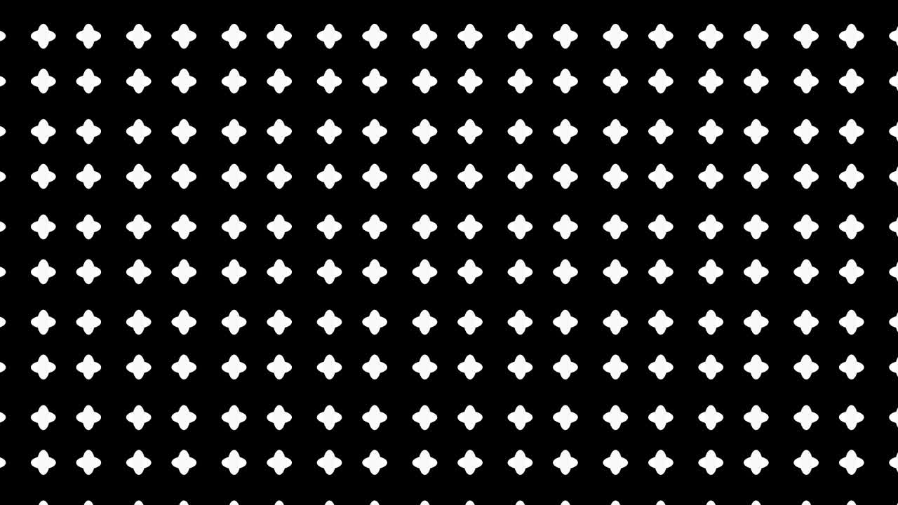 patrón de video gráfico 2d que se mueve hacia la parte inferior derecha con zoom, compuesto de diseños y formas con texturas multicolores.