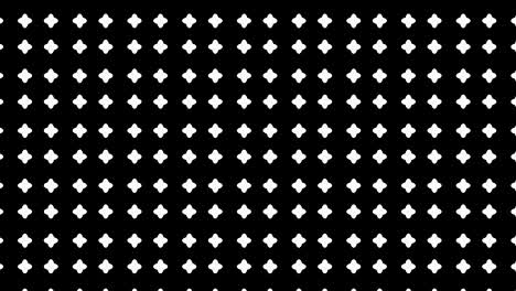 2d graphic video pattern that moves to the lower right with zoom, composed of designs and shapes with multicolored textures.