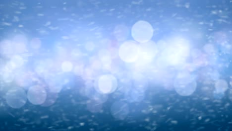 rápida tormenta de nieve de nieve fuerza de vendaval clima extremo movimiento borroso viento lateral fuerte sin fisuras. animación en bucle 3d. concepto de celebración de vacaciones.
