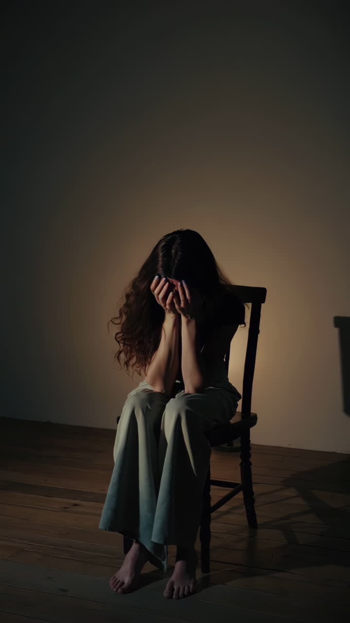 Donna in difficoltà