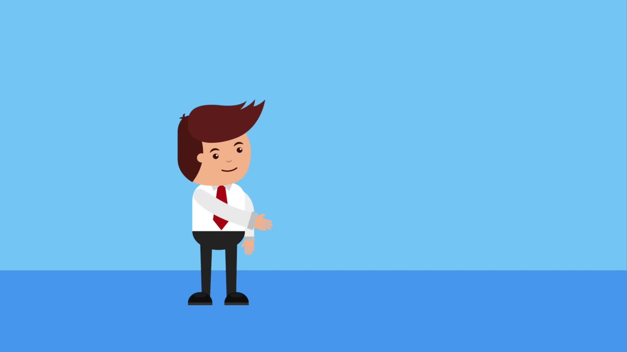 el dinero financiero del hombre de negocios