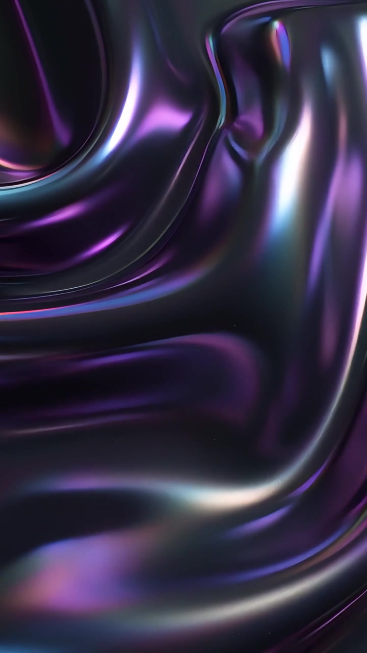 Sfondo di Onde Metalliche Astratte 4K