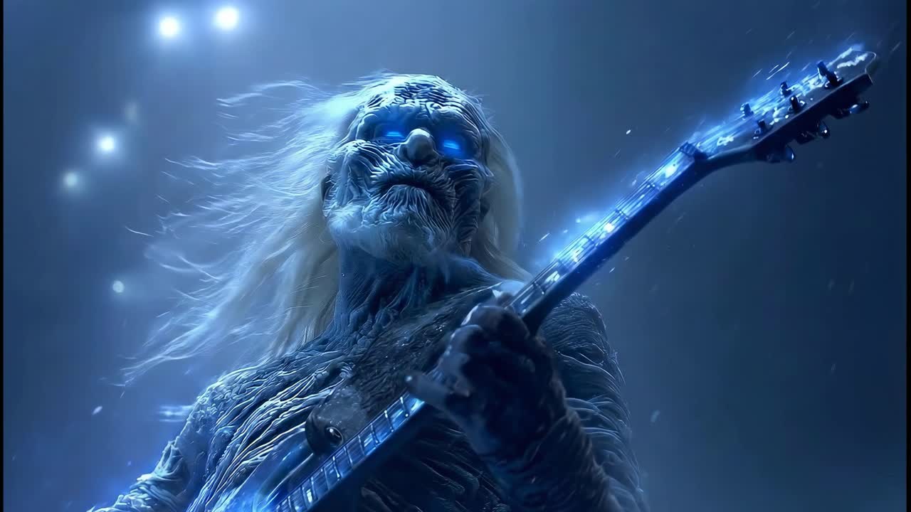 The Night King Plays Electric Guitar