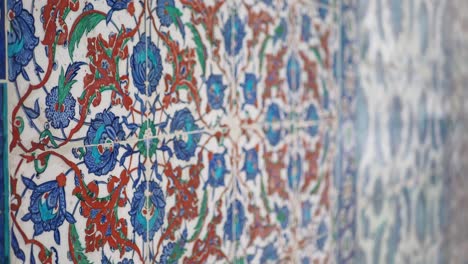 turkish tiles in a mosque