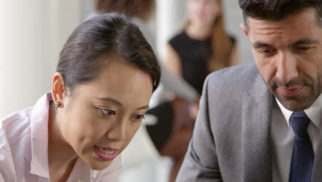 Business-Meeting-In-Busy-Office-Foyer-Area-Shot-On-R3D