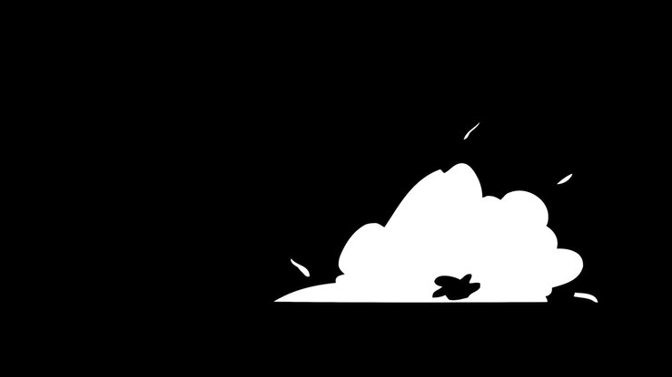 2D FX SMOKE Elements motion graphics hand-drawn animations of cartoon smoke effects. Alpha channel included .4K video.