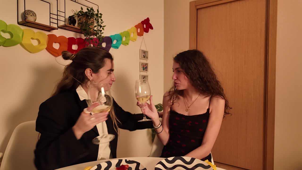 A celebration between friends