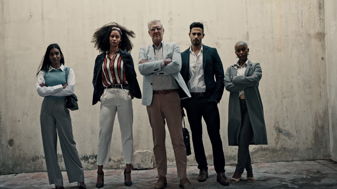 разнообразная деловая команда