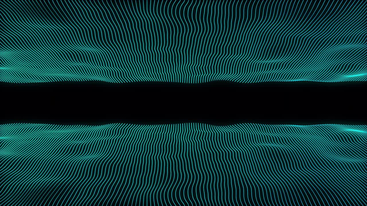 Colorful looped abstract particle field background with alpha channel 4k