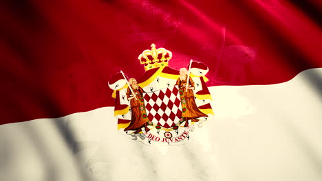 bandera de mónaco