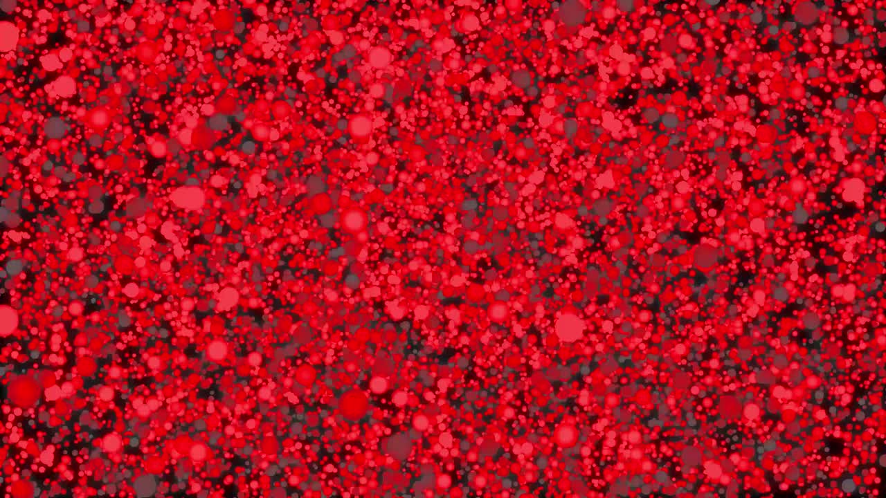 중간 크기의 점 공이 움직이는 애니메이션 모션 그래픽