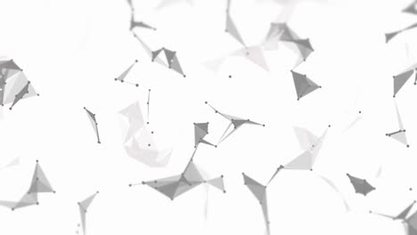 light grey white polygon gradient abstract background