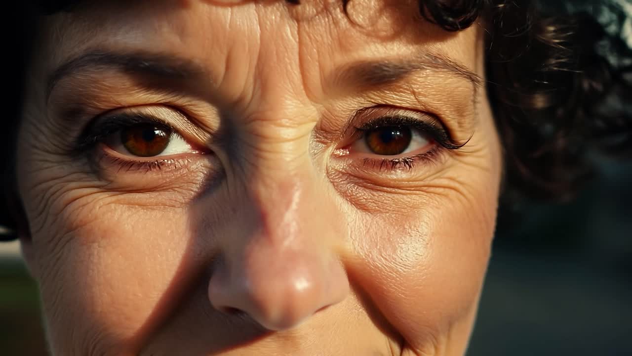 retrato en primer plano de una mujer sonriente