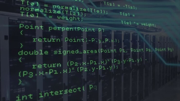 Animation of data processing over servers