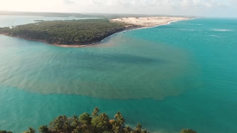 paradisiac island at brazil's northeast pipa beach