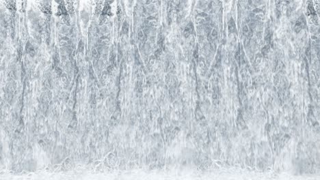 waterfall texture loop isolated on black background. 4k for mapping 3d illustration.