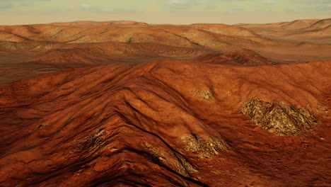 beautiful sand dunes in the sahara desert at sunset