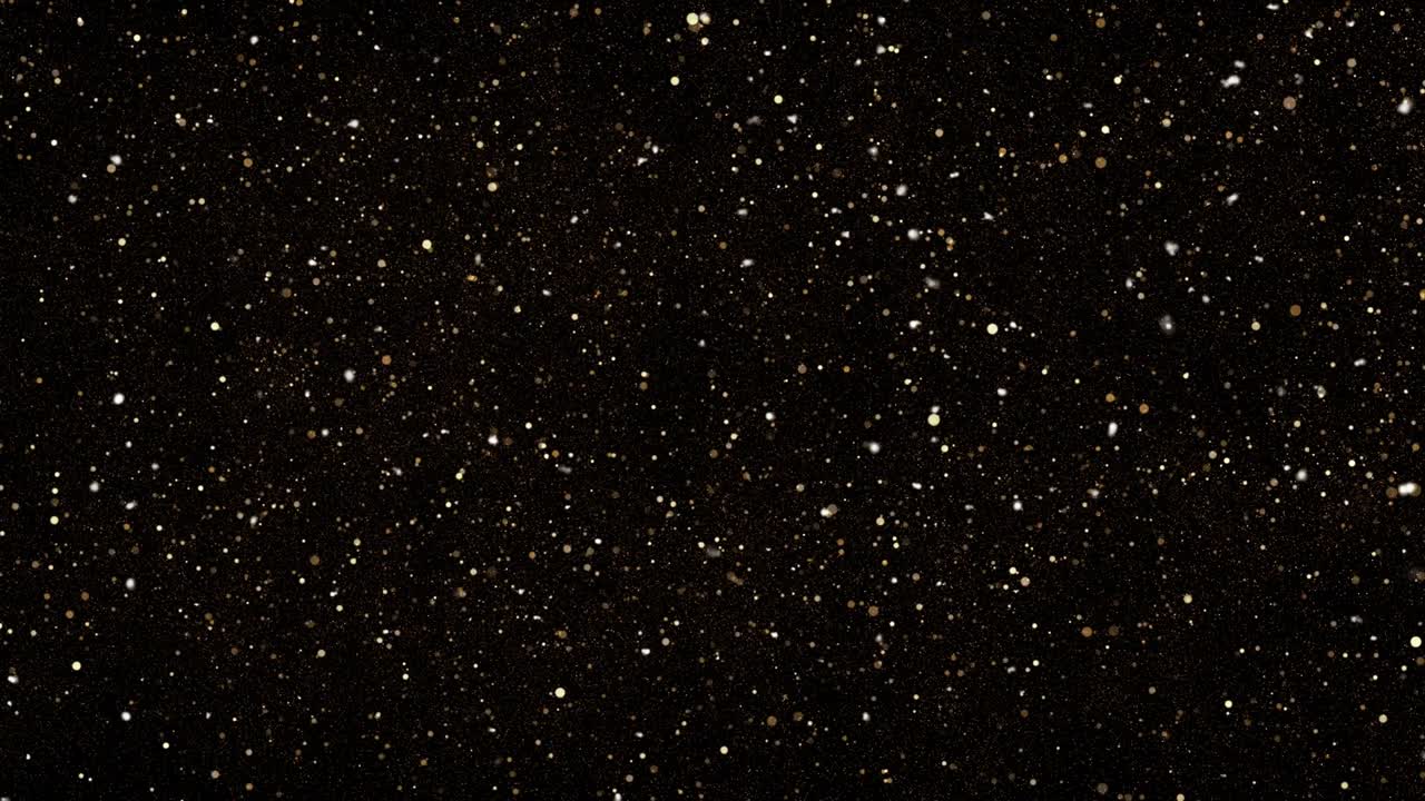 partículas de oro brillantes. navidad, celebración, caída - fondo abstracto