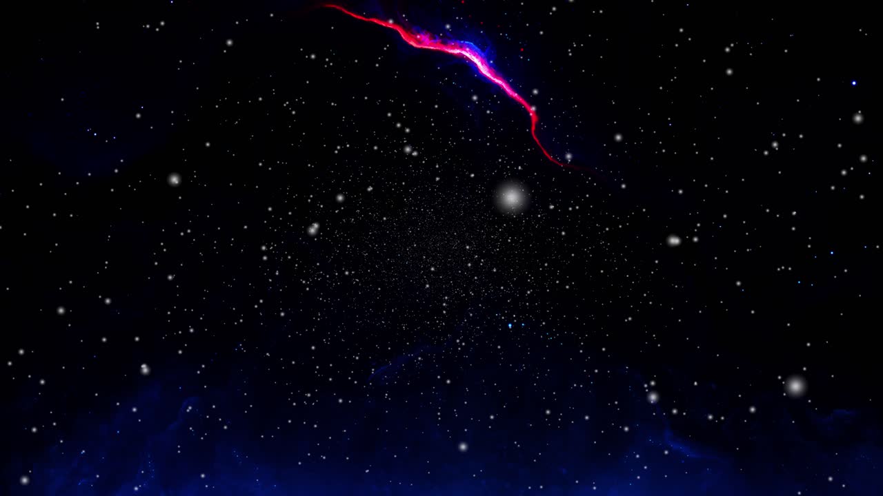 nebulosas lineas de luz que se formaron en el gran universo