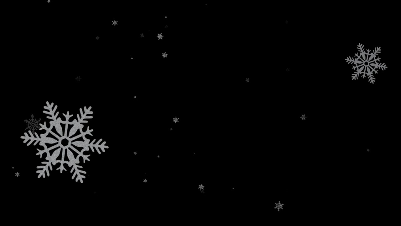 Snowflakes fall from the sky very slowly Loop Motion.