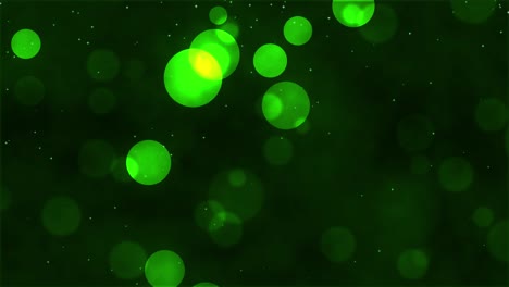 animated background with lights and light particles on blurred background