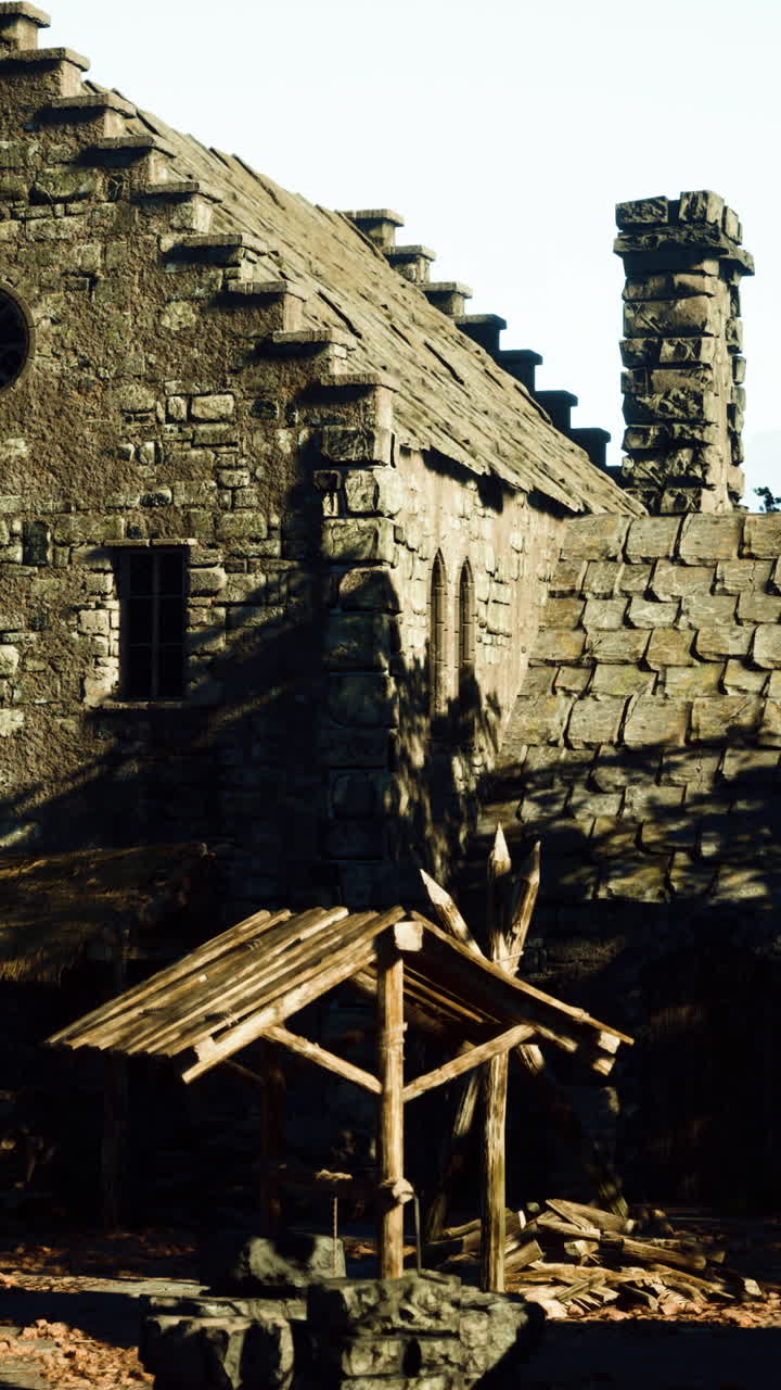 고대 석조 건물 유적