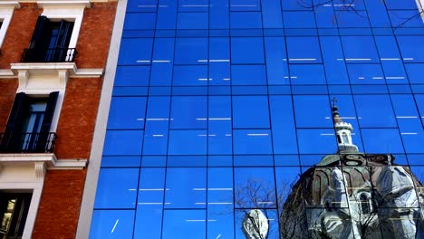 la arquitectura de madrid, españa.