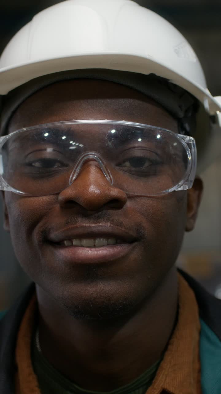 Retrato de un trabajador de la construcción