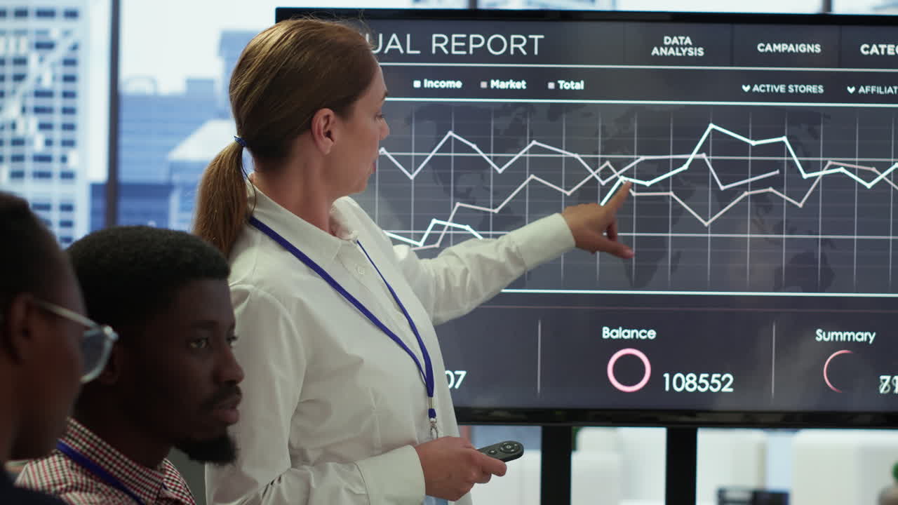 Diverse group of employees participating in a project briefing meeting