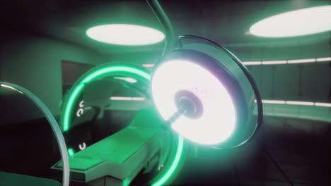 futuristic medical operating room