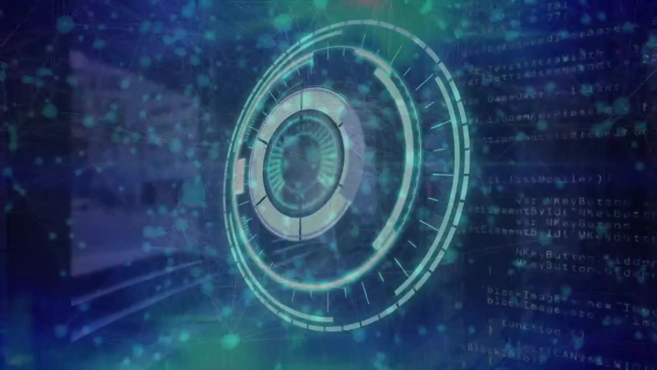 Animation of scope scanning over binary coding