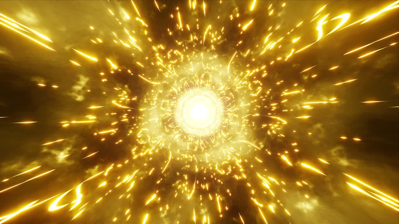 빛나는 전기 에너지 폭발 효과