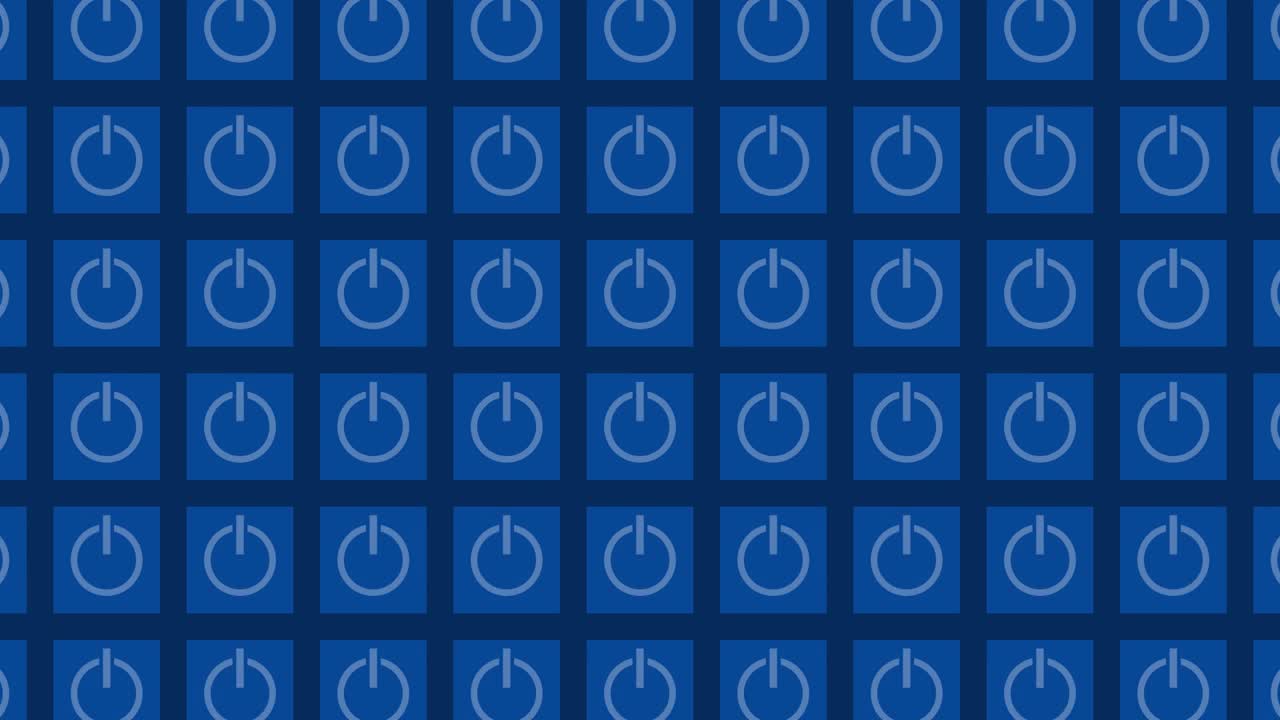Repeating Power Button Pattern
