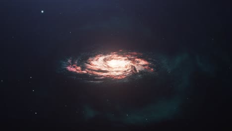 volar a la galaxia en el universo