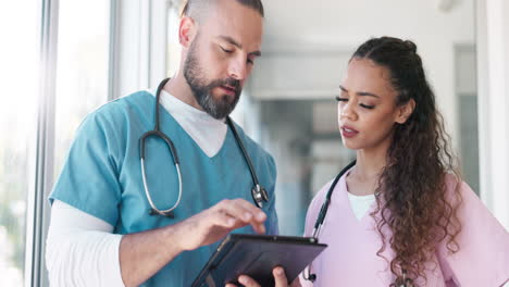 cuidado de la salud, tabletas y cirujano del equipo médico