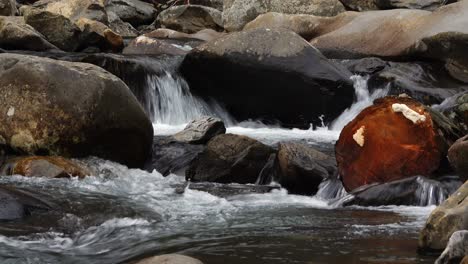 Große-Flusssteine-In-Einem-Bach-Am-Rauchigen-Berg-In-Tennessee