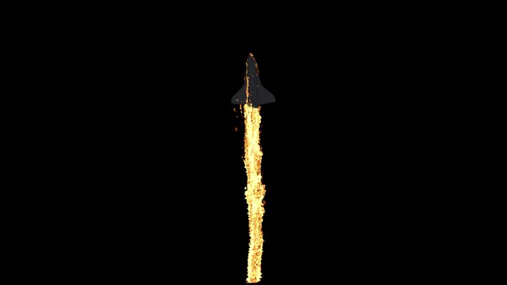 Rocket Launch Animation