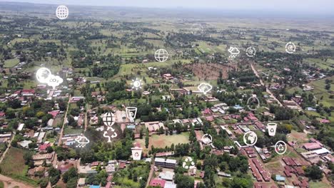 tierras de cultivo agricultura paisaje rural rústico loitokitok kenya