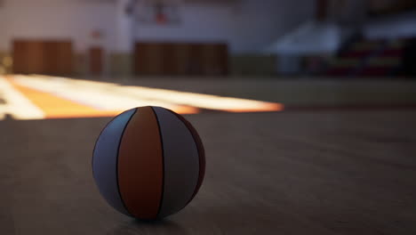 basketball on a court