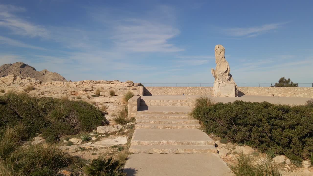 Explore breathtaking landscapes at Mirador es Colomer in Pollensa, Mallorca. This viewpoint offers panoramic vistas of the Tramuntana mountains and the beautiful coastline.
