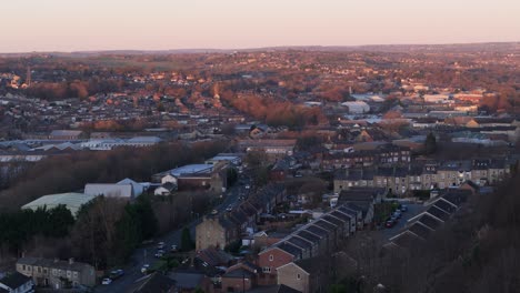 Aerial-video-footage-of-industrial-buildings-and-housing