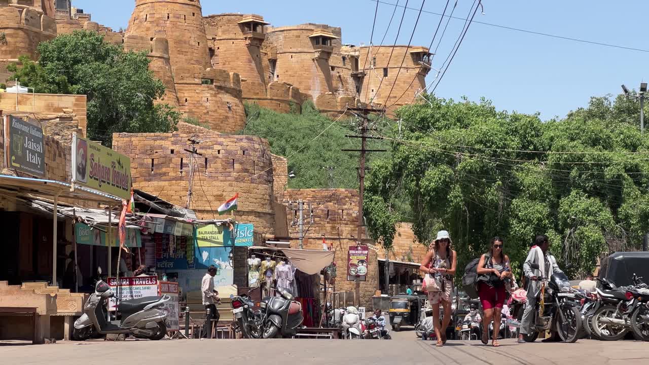 people in the village at Rajasthan