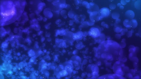 bokeh estrellas azules soñadoras de fondo con blanco transparente brillante brillante